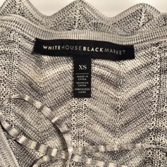 WHITE HOUSE BLACK MARKET NWOT Lace Up Sweater - Picture 9 of 12